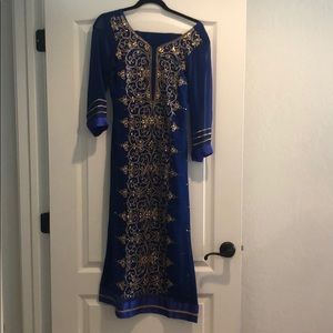 Blue Indian suit